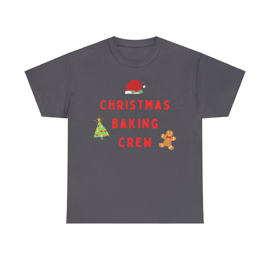 Christmas Baking Crew Cotton T-shirt