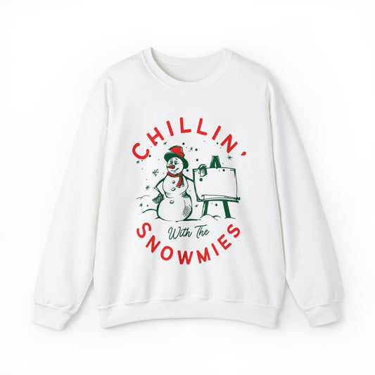 Chillin With The Snowmies Crewneck Sweatshirt