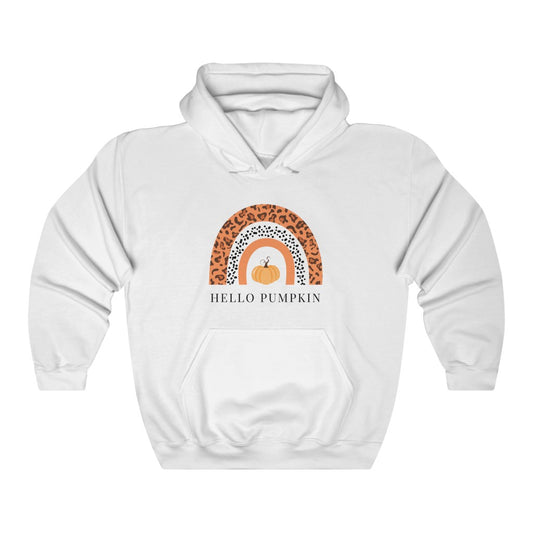Hello Pumpkin Rainbow Hoodie Sweatshirt