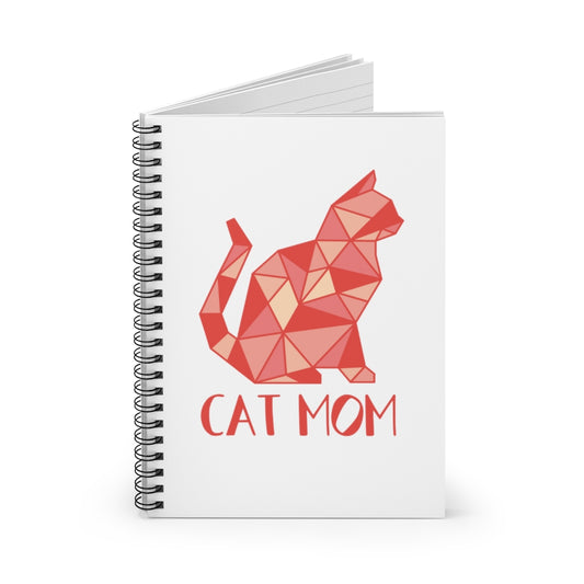 Cat Mom Spiral Notebook - @76dmb76 Exclusive