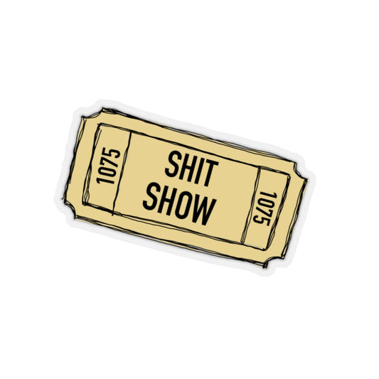 Shit Show...One ticket please! This funny cotton t-shirt is perfect for those days when you feel like everything is falling apart and life is just a shit show. Cozy up in this t-shirt and handle the day! Perfect for "those" people in your life ;)