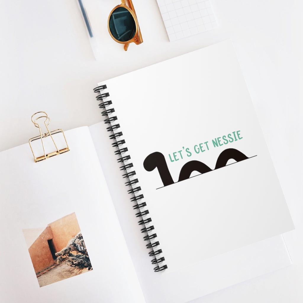 Let’s Get Nessie! This Loch Ness Monster inspired notebook is perfect for getting messy and searching for the mysterious Nessie. This journal has 118 ruled line single pages for you to fill up!