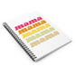 Mama Retro Layered Spiral Notebook - Ruled Line