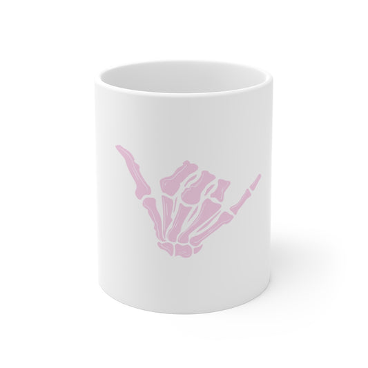 Hang Loose Skeleton Mug 11oz