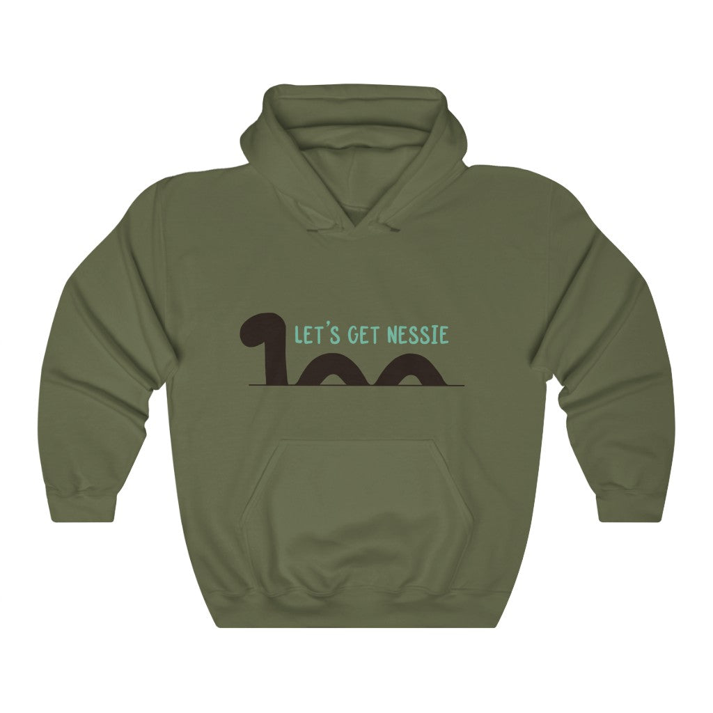 Let’s Get Nessie! This Loch Ness Monster inspired hoodie is perfect for those nights getting messy searching for the mysterious Nessie. 