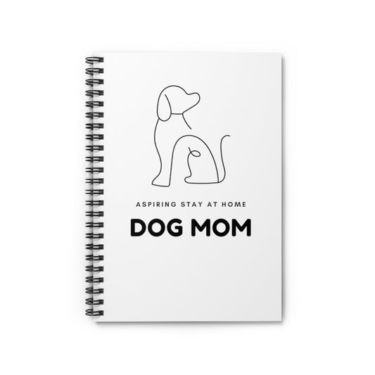 When your only aspiration in life is to make sure your dog has the best life possible. This funny Aspiring Stay at Home Dog Mom notebook is perfect for cuddling on the couch with your furry friend and journaling. This will be your new favorite notebook guaranteed. This journal has 118 ruled line single pages for you to fill up!