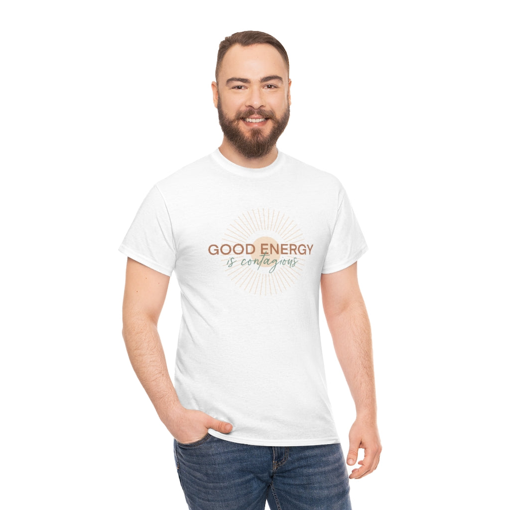 Good Energy is Contagious Cotton T-shirt - @emmashaffer97 Exclusive!
