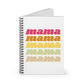 Mama Retro Layered Spiral Notebook - Ruled Line