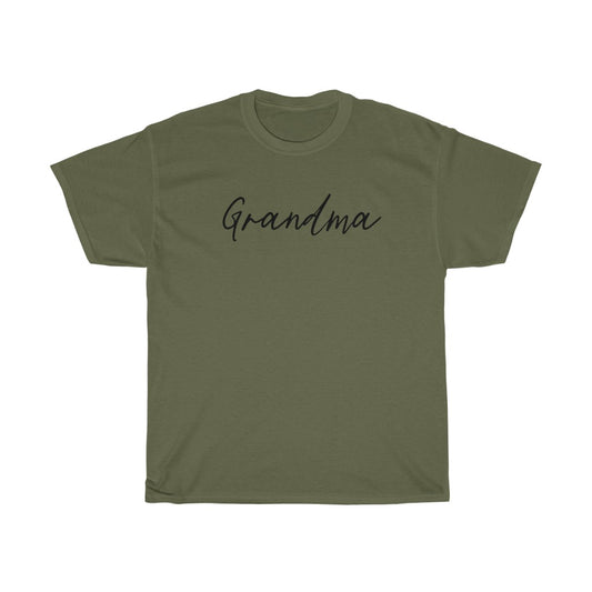 Grandma Script Cotton T-shirt