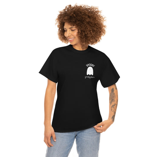 Spooky Season Ghost Cotton T-shirt