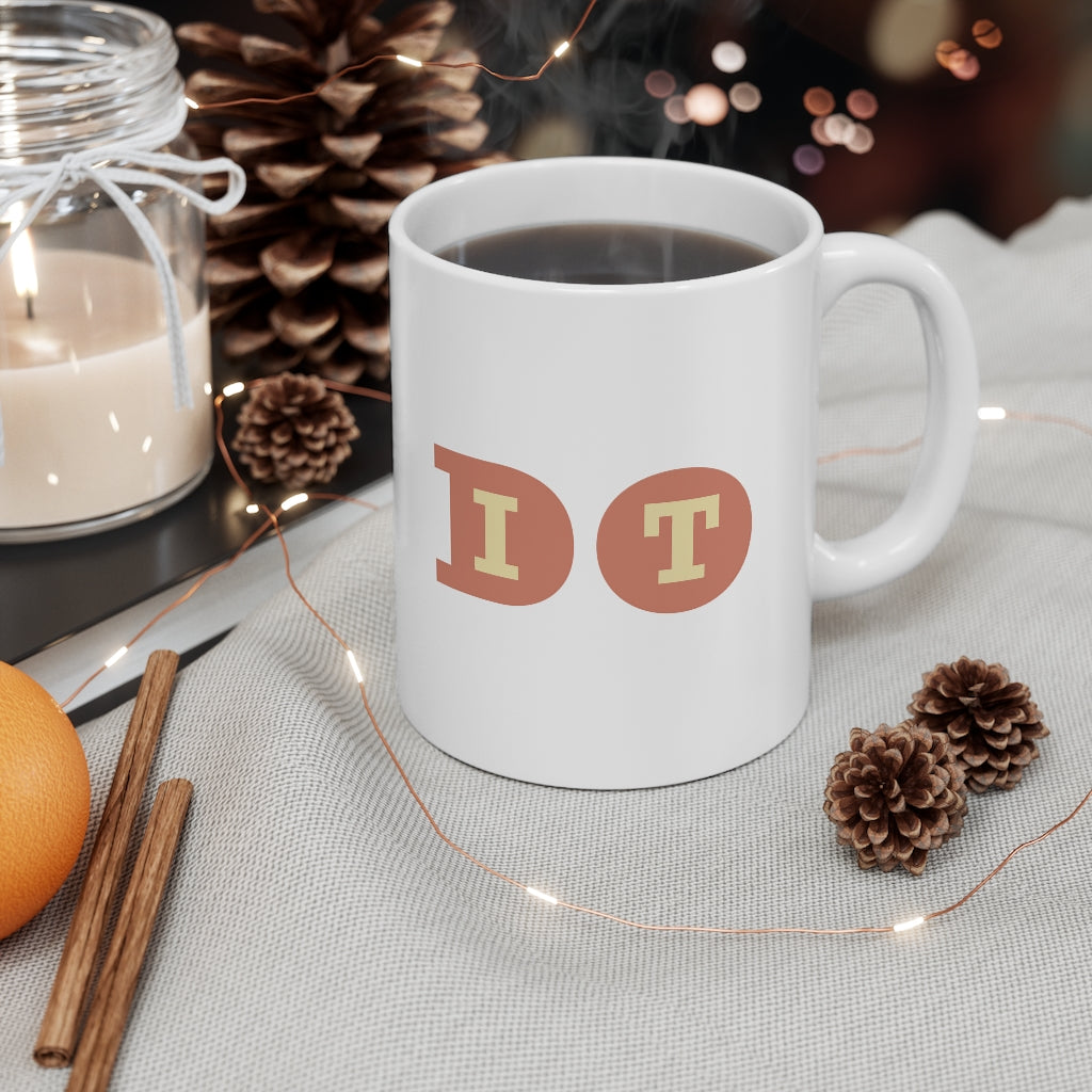 DO IT! This inspirational and cute ceramic mug is perfect for sipping tea while planning your meals or logging those workouts.  Makes a great gift for those active friends in your life. This mug is 11 oz, lead and BPA free, and microwave and dishwasher safe! 