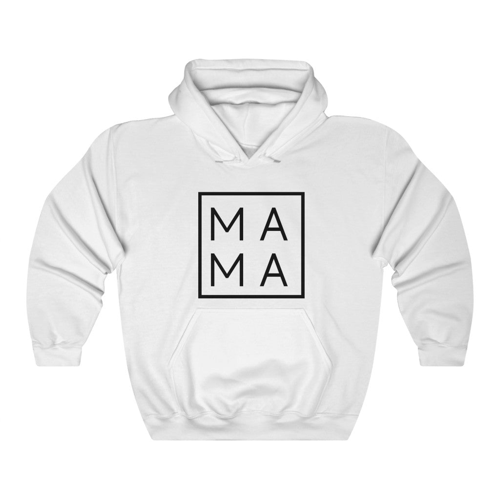 Mama Minimalist Square Hoodie Sweatshirt