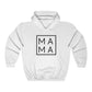 Mama Minimalist Square Hoodie Sweatshirt