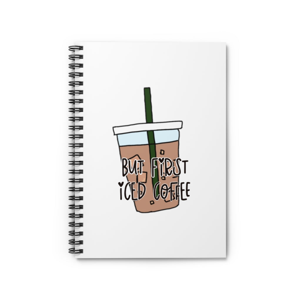 For all you iced coffee lovers out there, this notebook is for you! Iced… always, am I right?! Not matter the weather take note in this journal while you sip your iced coffee. This journal has 118 ruled line single pages for you to fill up!