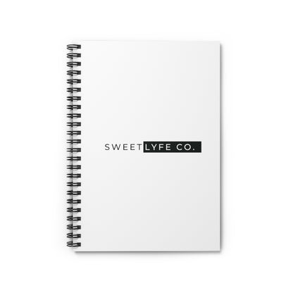 Join the Sweet Lyfe and show off your style with this minimalist notebook.  Inspired by our brand and all things trendy, this journal is a perfect to add to your collection. This journal has 118 ruled line single pages for you to fill up!