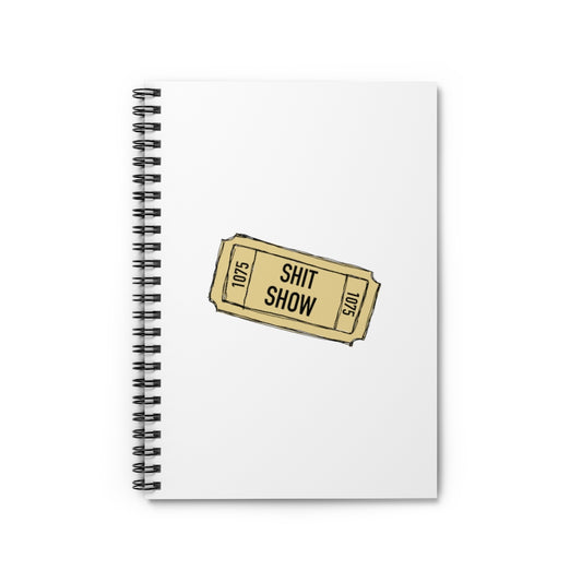 Shit Show...One ticket please! This funny cotton t-shirt is perfect for those days when you feel like everything is falling apart and life is just a shit show. Cozy up in this t-shirt and handle the day! Perfect for "those" people in your life ;)