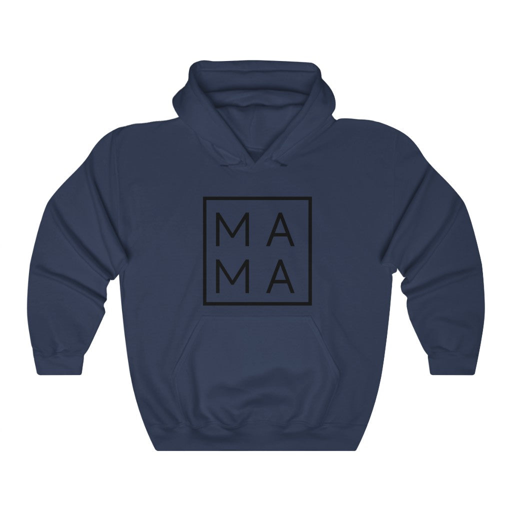 Mama Minimalist Square Hoodie Sweatshirt