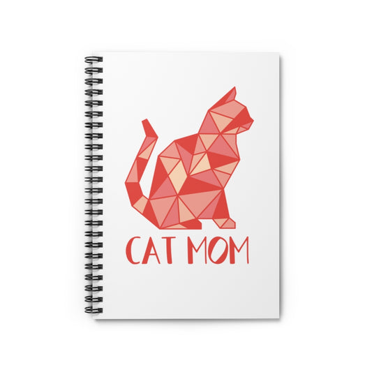 Cat Mom Spiral Notebook - @76dmb76 Exclusive