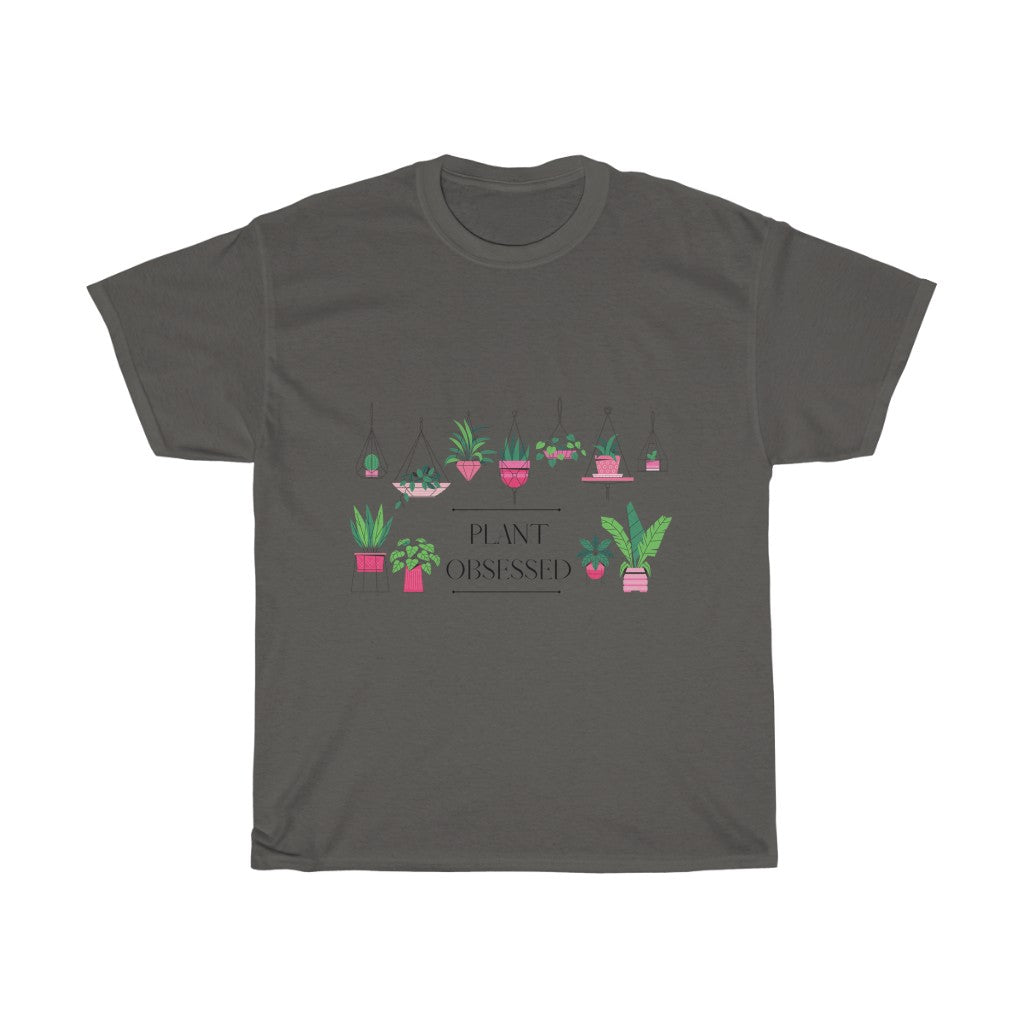 There is no such thing as too many plants. I mean, just one more right? This colorful cotton tee has beautiful hanging plants and the phrase “Plant Obsessed”. Made with 100% cotton, this t-shirt is both stylish and cozy. Treat yourself and show off your passion for plants with this piece.