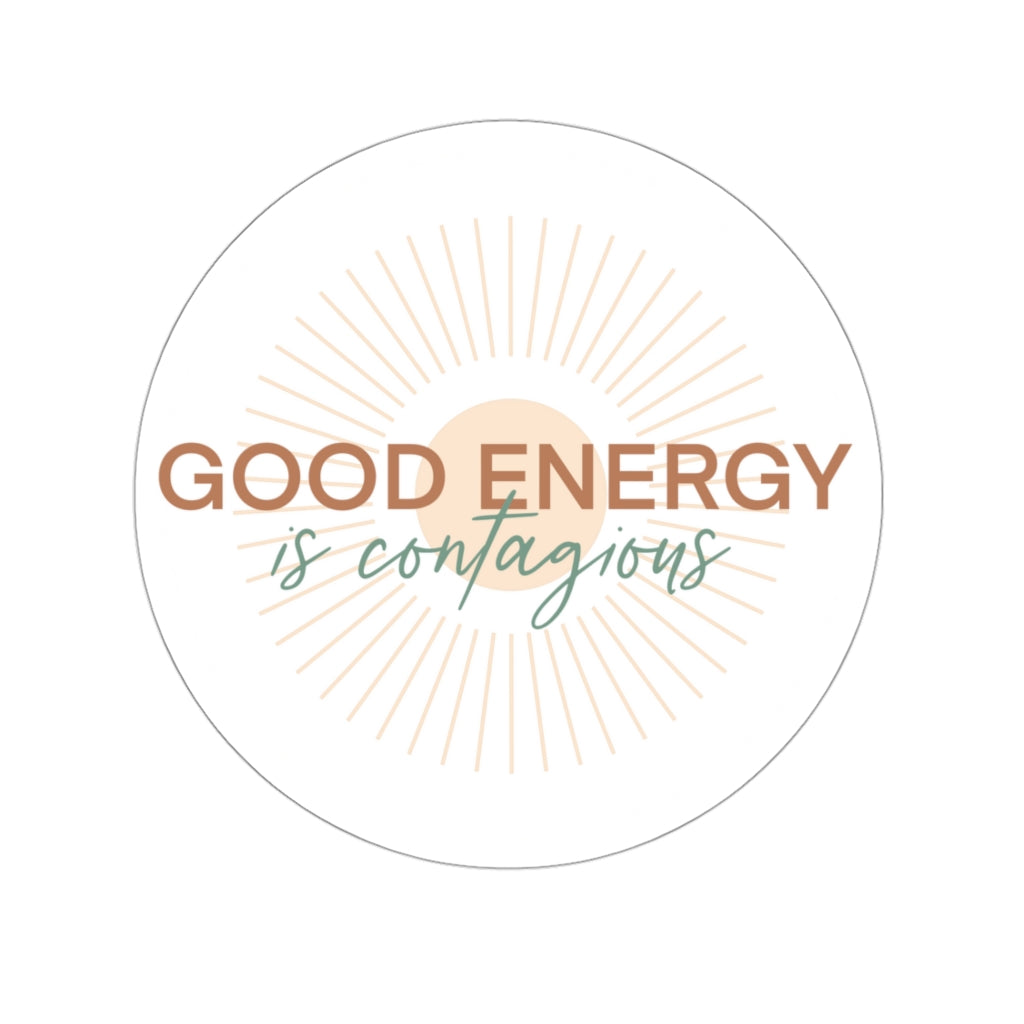 Good Energy is Contagious Sticker  - @emmashaffer97 Exclusive!