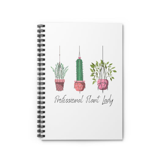 If you have kept your plants alive for more than a week, you are basically a professional. This "Professional Plant Lady" notebook is both stylish and funny. Upgrade your style today with this cute plant lover journal.This journal has 118 ruled line single pages for you to fill up!
