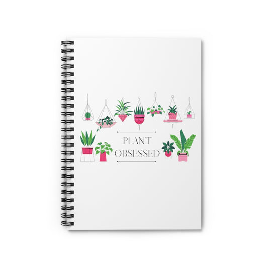 There is no such thing as too many plants. I mean, just one more right? This colorful notebook has beautiful hanging plants and the phrase “Plant Obsessed”. Treat yourself and show off your passion for plants with this journal. This journal has 118 ruled line single pages for you to fill up!