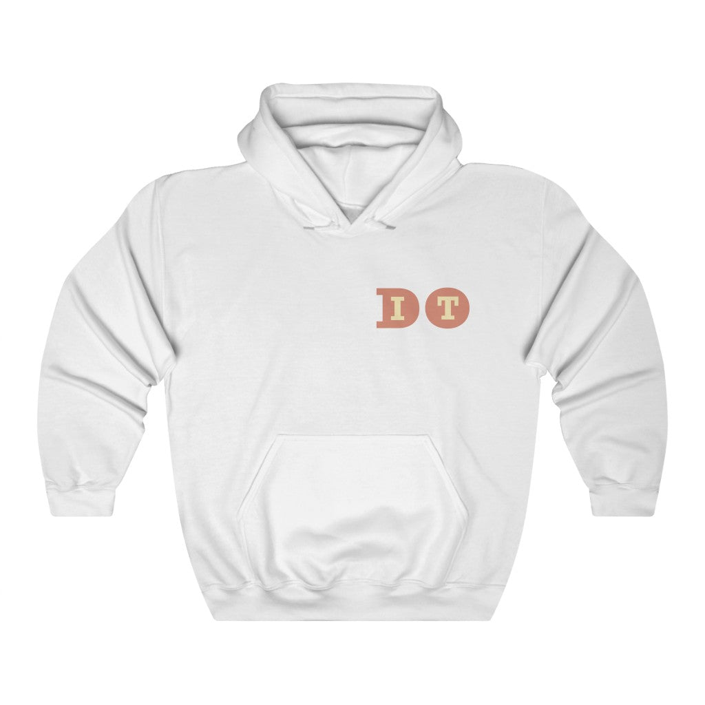 DO IT! This inspirational and cute hoodie sweatshirt is perfect for those cold mornings going into the gym or that brisk walk around the park.  Makes a great gift for those active friends in your life.