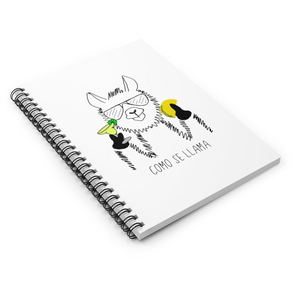 Coming Se Llama?! This funny notebook puts a fun and festive twist on the original Spanish saying. Show off your sense of humor and love for llamas with this funny journal. This llama rocking his taco, margarita, and cool sunglasses are the perfect gift for your Cinco de Mayo holiday, or just to use everyday! This journal has 118 ruled line single pages for you to fill up!