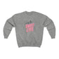 Living the sweet lyfe in a sunny state of mind.  This crewneck sweatshirt gives off girly vibes.  With light pink lettering, you can make your outfit pop and show off your trendy side at the same time.  Put on this sweatshirt and let the compliments roll in and keep the good times going.