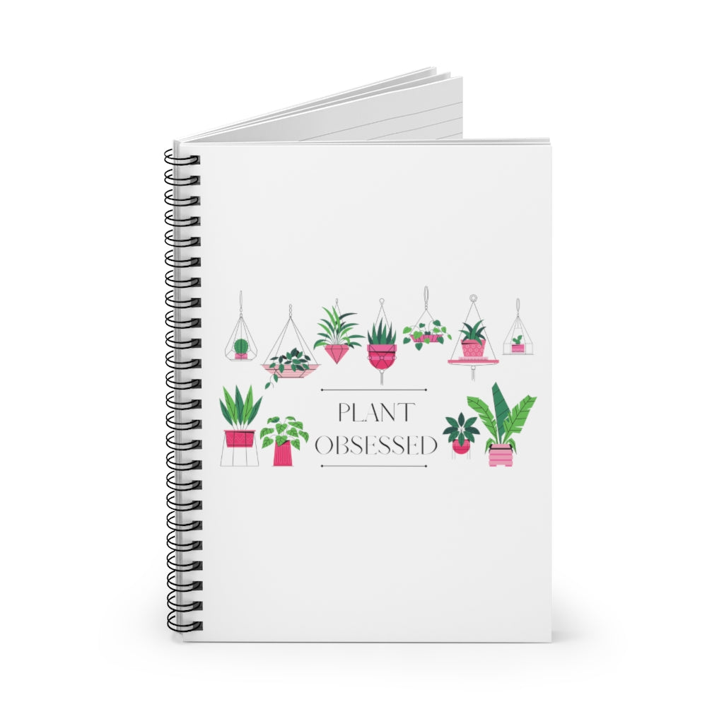 There is no such thing as too many plants. I mean, just one more right? This colorful notebook has beautiful hanging plants and the phrase “Plant Obsessed”. Treat yourself and show off your passion for plants with this journal. This journal has 118 ruled line single pages for you to fill up!