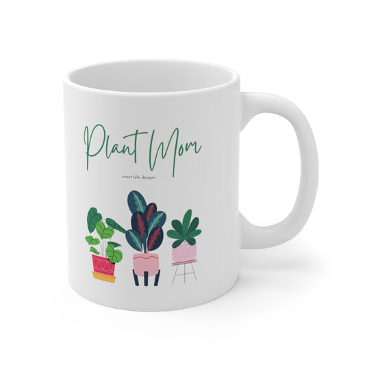 Plant Moms are the best moms. I mean, it is hard to keep plants alive so it must mean you just have the magic touch. This bright and fun ceramic mug includes potted plants with “Plant Mom” printed across the top. This is the ultimate upgrade to your collection. This mug is 11 oz, lead and BPA free, and microwave and dishwasher safe!