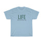 LIFE...Living isn't fricking easy! This funny cotton t-shirt is a great way to show your personal sense of humor! Also makes a perfect gift for that funny friend in your life!