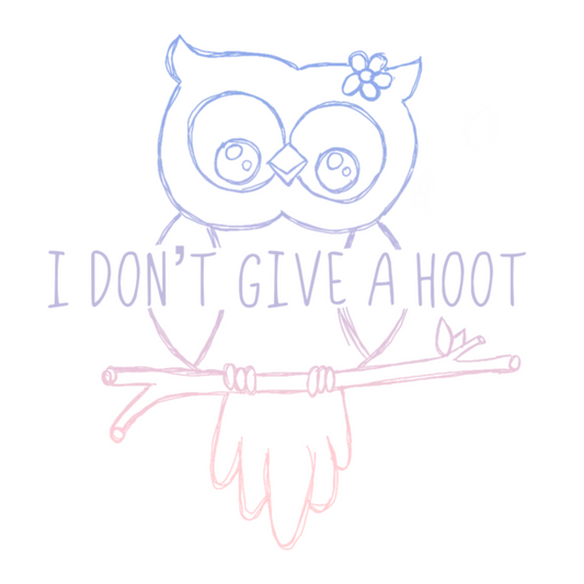 I Don't Give a Hoot! This funny notebook is a great way to show your personal sense of humor and your love for cute owls! Also makes a perfect gift for that punny friend in your life! This journal has 118 ruled line single pages for you to fill up!