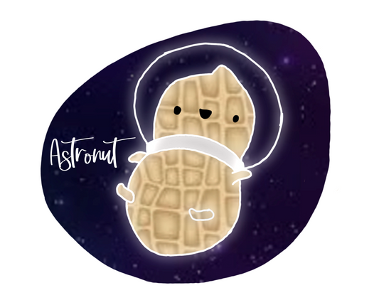 What do you get when you cross an astronaut and a peanut?... an Astronut! Show off your sense of humor with this funny, galactic, out of this world notebook. Makes the perfect gift for your punny uncle or for your friend who can't stop making dad jokes! This journal has 118 ruled line single pages for you to fill up!