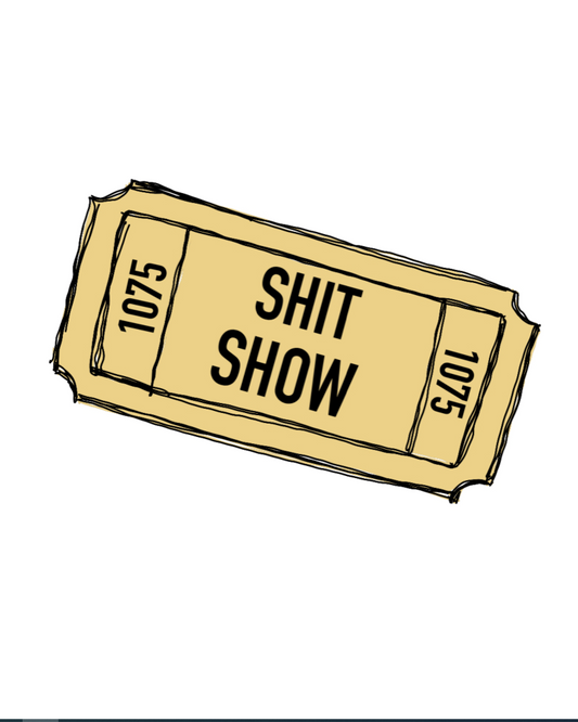 Shit Show...One ticket please! This funny hoodie sweatshirt is perfect for cozying up on those days when you feel like everything is falling apart and life is just a shit show. Cozy up in this hoodie and handle the day! Perfect for "those" people in your life ;)