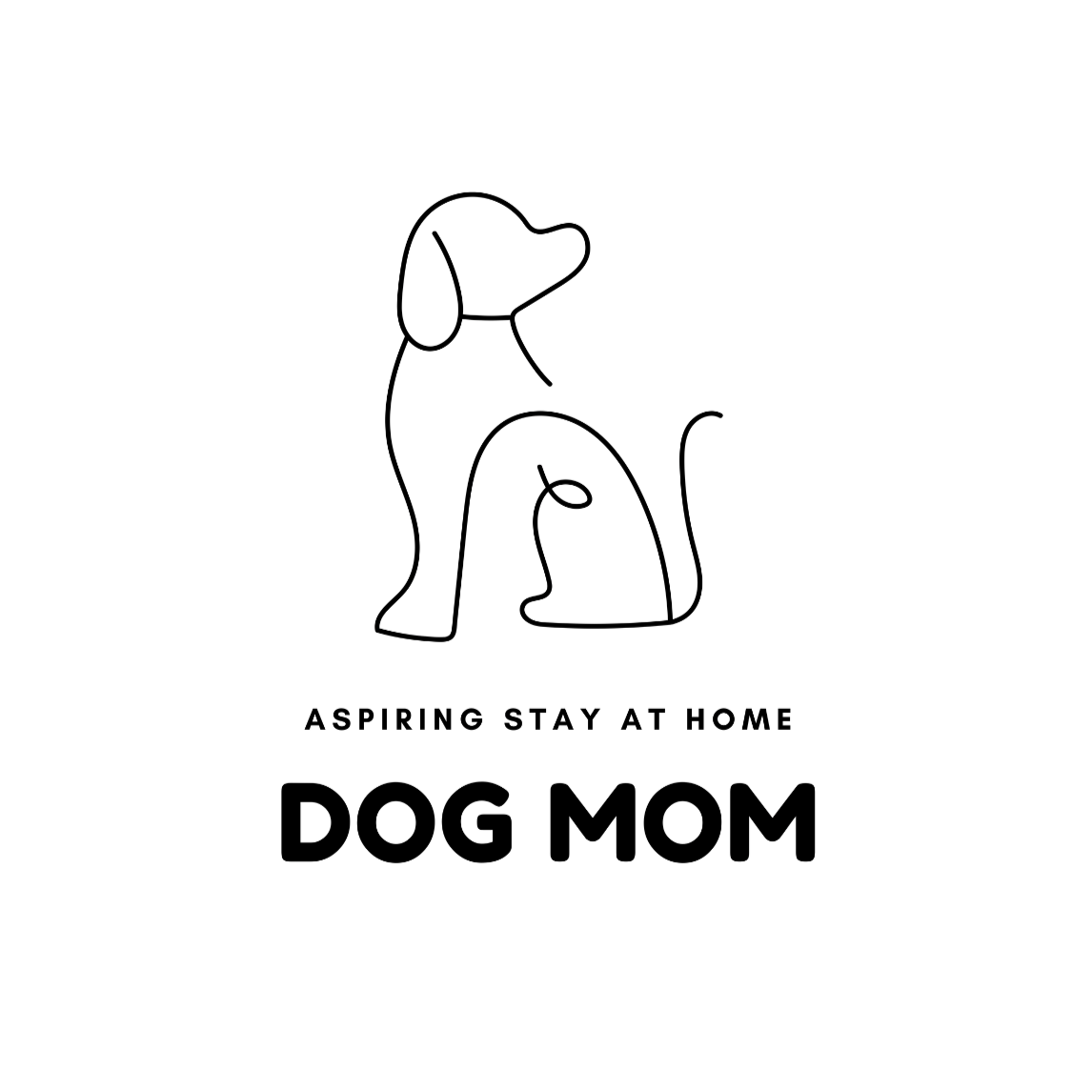 When your only aspiration in life is to make sure your dog has the best life possible.  This funny Aspiring Stay at Home Dog Mom sticker is goals. Perfect for your working on your laptop and cuddling on the couch with your furry friend, this will be your new favorite sticker guaranteed. 