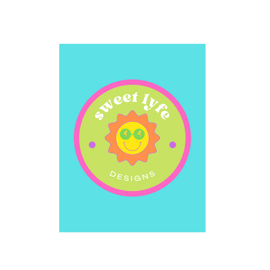 This bright fun colorful ceramic mug has a retro design with a sun wearing sunglasses. With fun pops of color, this cute mug is a unique piece to add to your collection. Make people smile and show off your style and always remember you are living the sweet lyfe. This mug is 11 oz, lead and BPA free, and microwave and dishwasher safe!