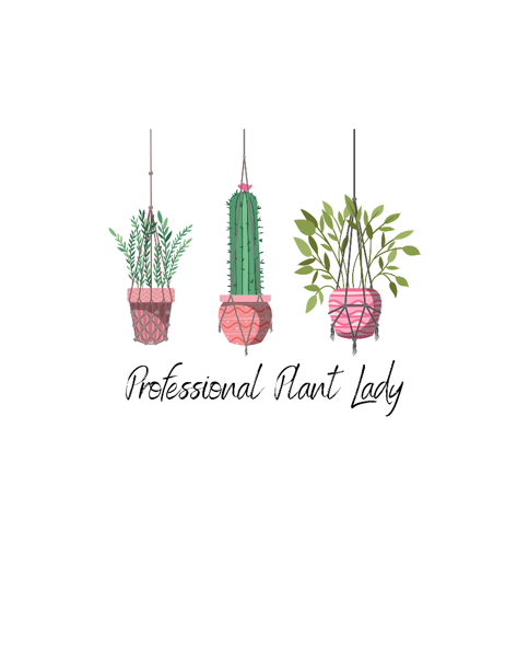 If you have kept your plants alive for more than a week, you are basically a professional.  This "Professional Plant Lady" crewneck sweatshirt is both stylish and funny.  Made with super soft cotton and is perfect for all day wear.  Upgrade your style today with this cute plant lover sweatshirt.