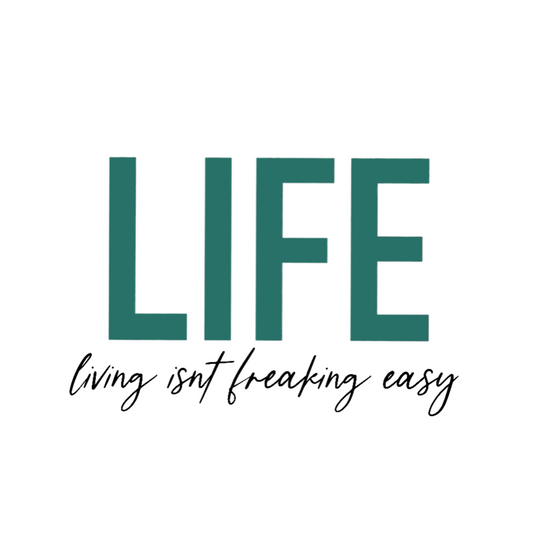 LIFE...Living isn't fricking easy! This funny ceramic mug is a great way to show your personal sense of humor! Also makes a perfect gift for that funny friend in your life! This mug is 11 oz, lead and BPA free, and microwave and dishwasher safe!