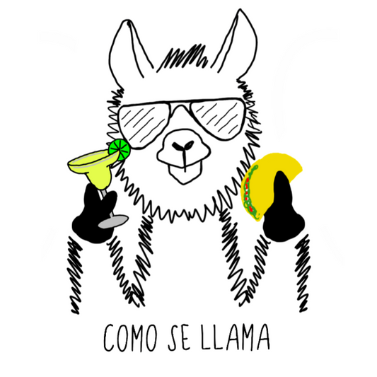 Coming Se Llama?! This funny ceramic mug puts a fun and festive twist on the original Spanish saying. Show off your sense of humor and love for llamas with this funny mug. This llama rocking his taco, margarita, and cool sunglasses are the perfect gift for your Cinco de Mayo holiday! This mug is 11 oz, lead and BPA free, and microwave and dishwasher safe!