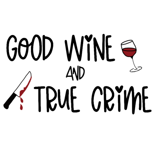 Good Wine and True Crime! This notebook is perfect for a night of sipping wine and watching that true crime documentary, and taking notes. This journal is the perfect gift for the true crime junkie in your life! This journal has 118 ruled line single pages for you to fill up!