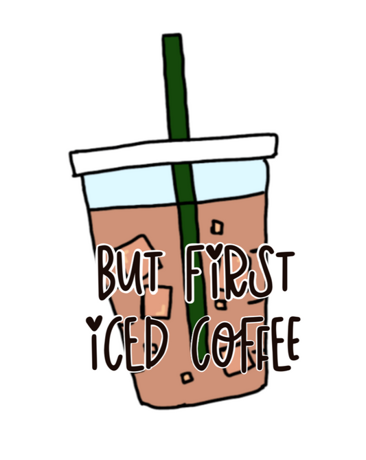 For all you iced coffee lovers out there, this cotton t-shirt is for you! Iced… always, am I right?! Not matter the weather stay cool while you sip your iced coffee, with this t-tshirt.