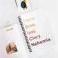 Female Book Characters Spiral Notebook - Ruled Line - @agalsgottaread Exclusive!