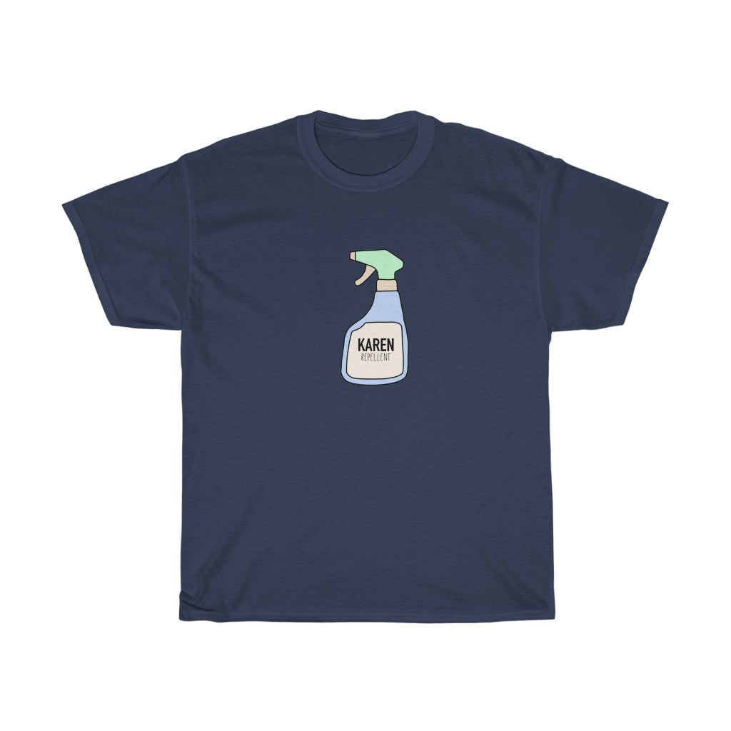 Keep those Karen's away with this funny Karen repellent cotton t-shirt.  Avoid being cancelled while staying cool in this tee. 