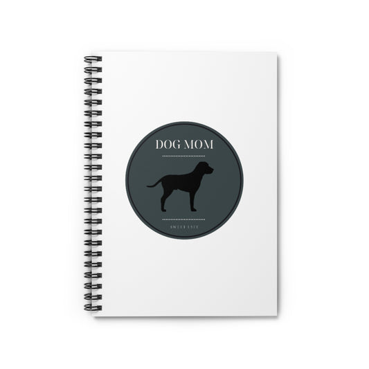 There is nothing better than a girl's best friend.  This stylish dog mom notebook has a preppy emblem with a dog. Whether you are  snuggling up on the couch with your dog or out running to get more dog food, this notebook is perfect to keep track of you and your dog's to do list. This journal has 118 ruled line single pages for you to fill up!