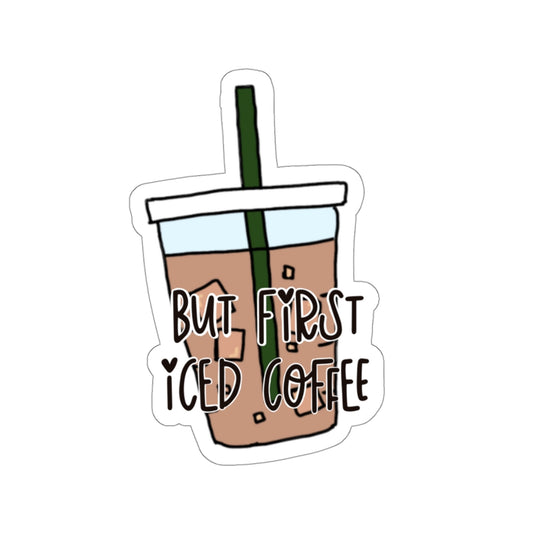 For all you iced coffee lovers out there, this sticker is for you! Iced… always, am I right?! Not matter the weather stay cool while you sip your iced coffee, with this sticker.
