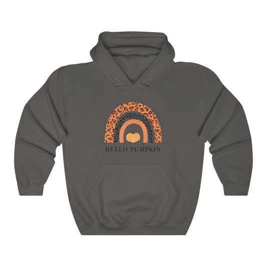 Hello Pumpkin Rainbow Hoodie Sweatshirt