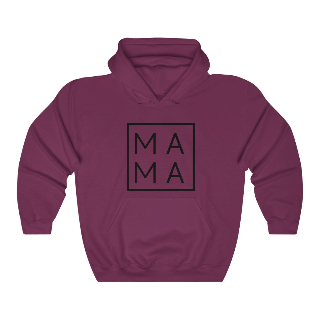 Mama Minimalist Square Hoodie Sweatshirt