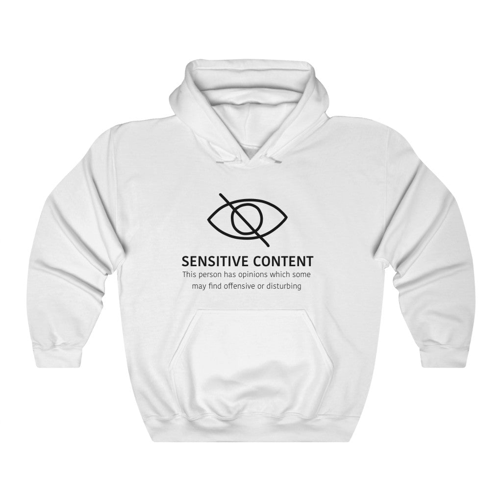 Sensitive Content! This hoodie is perfect for those people with unpopular opinions! Let people know what they are getting into! Makes a great gift for that outspoken uncle at the holidays! 