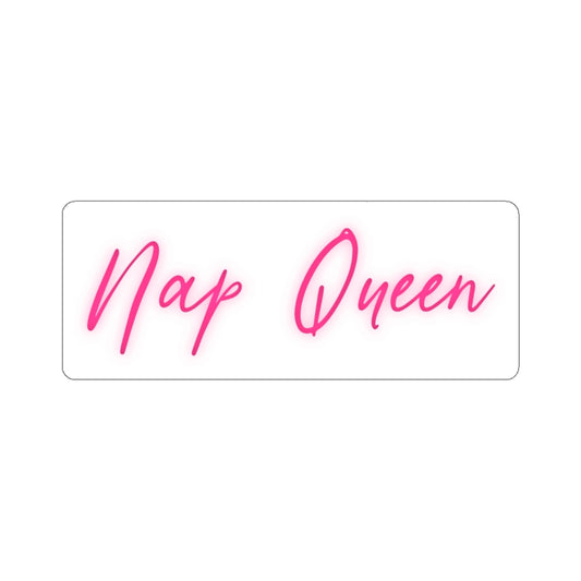 Nap Queen! This sticker is perfect for those cozy days when you can just cuddle up and take a nap! Or even if you just wish you could take a nap at all times! This is the perfect gift to give to that one person who is always napping!